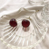 Realistic Cherry Earrings