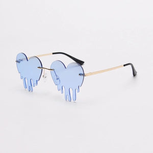 Drip Heart Glasses