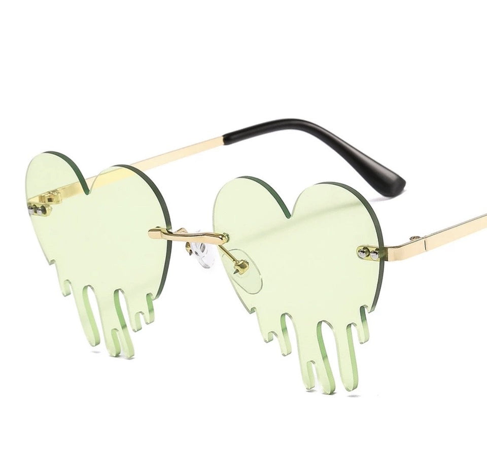 Drip Heart Glasses