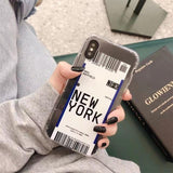 Travel Barcode Case iPhone