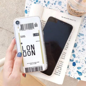 Travel Barcode Case iPhone