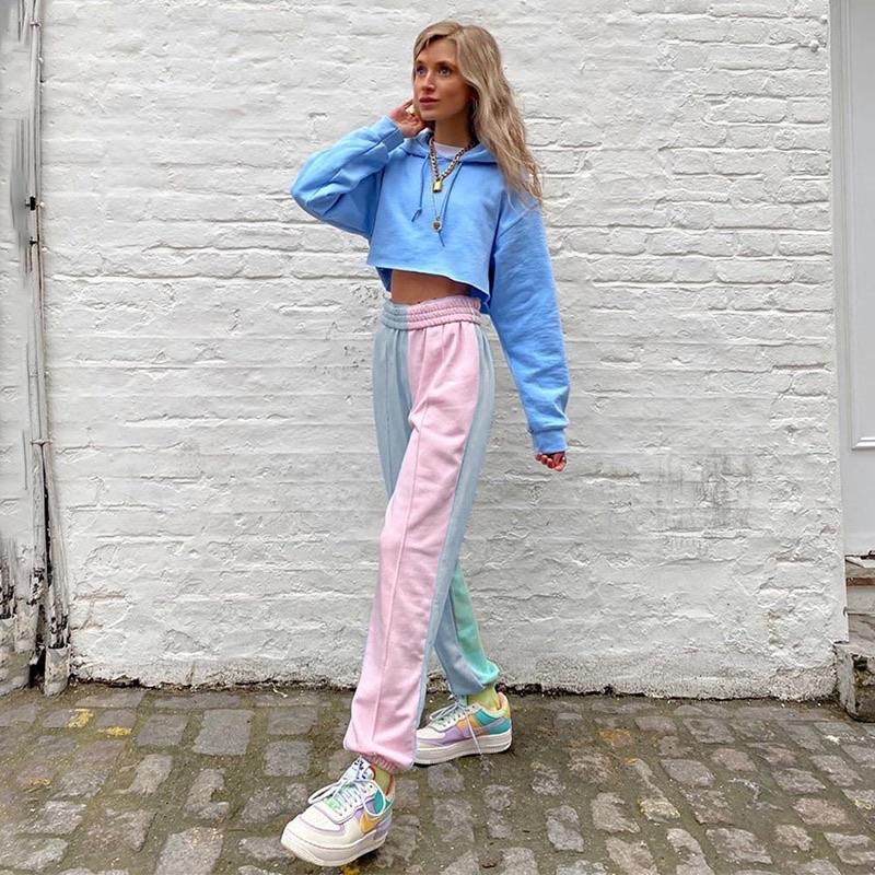 "Blue Pink" TROUSERS