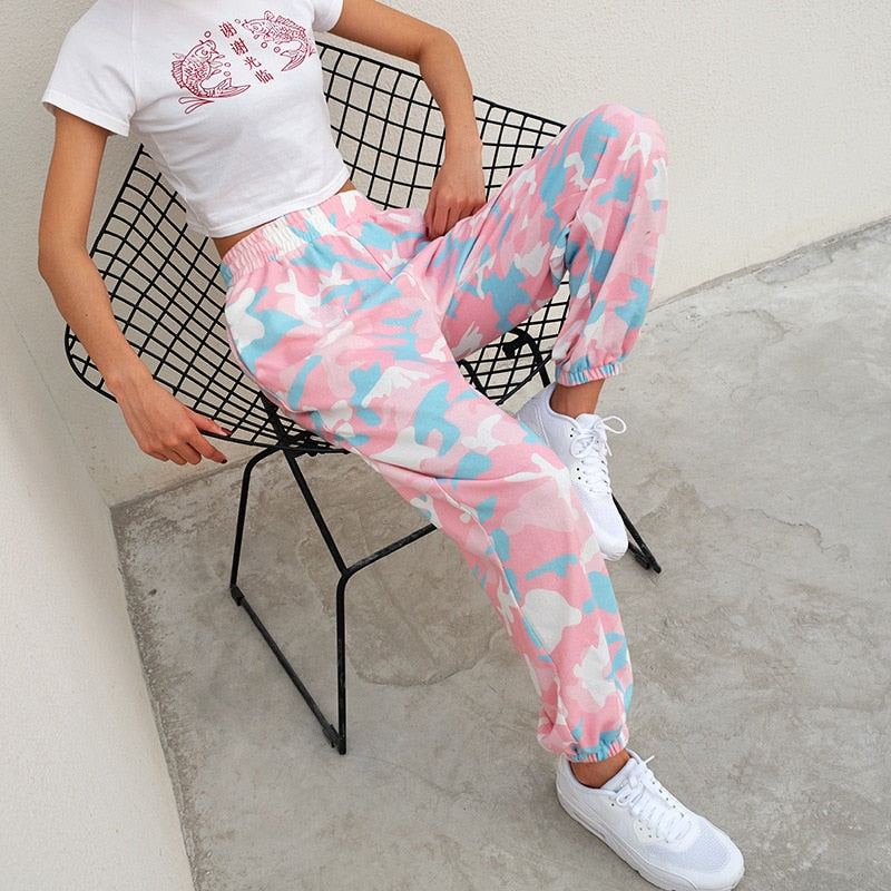 Pastel Camouflage Sweatpants