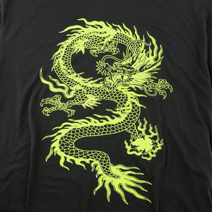 Dragon Print Oversize T Shirt