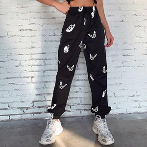 ‘Social Butterfly’ reflective sweatpants