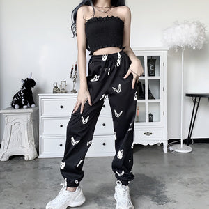 ‘Social Butterfly’ reflective sweatpants