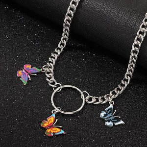 Punk Style Butterfly Choker