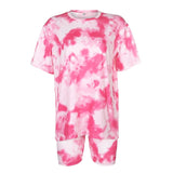 Pink Tie Dye T-Shirt Set