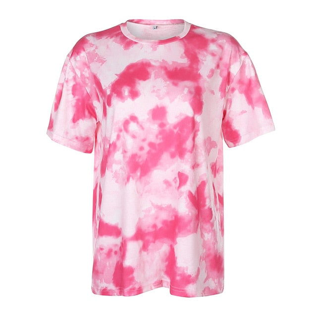 Pink Tie Dye T-Shirt Set