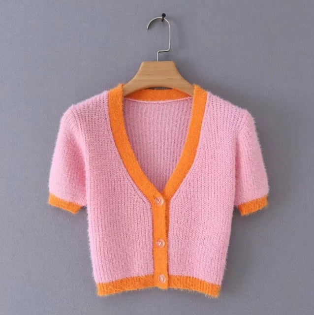 Crop Cardigan Top