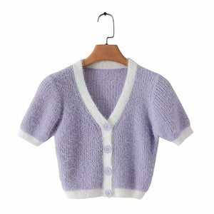 Crop Cardigan Top