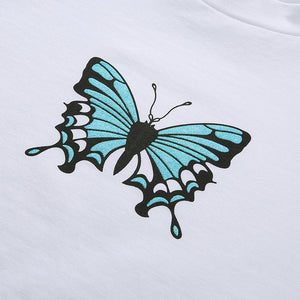 "Blue Butterfly" Crop Top