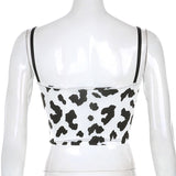 Cow print tank top