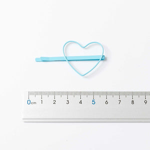 2 piece heart or star hair pins