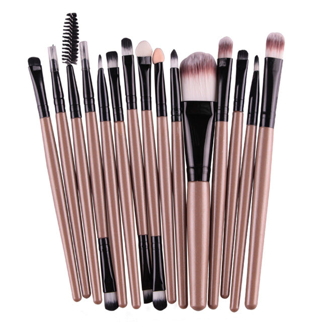 15 Pièces Brush Cosmetic