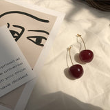 Realistic Cherry Earrings