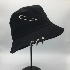 Pierced Bucket Hat